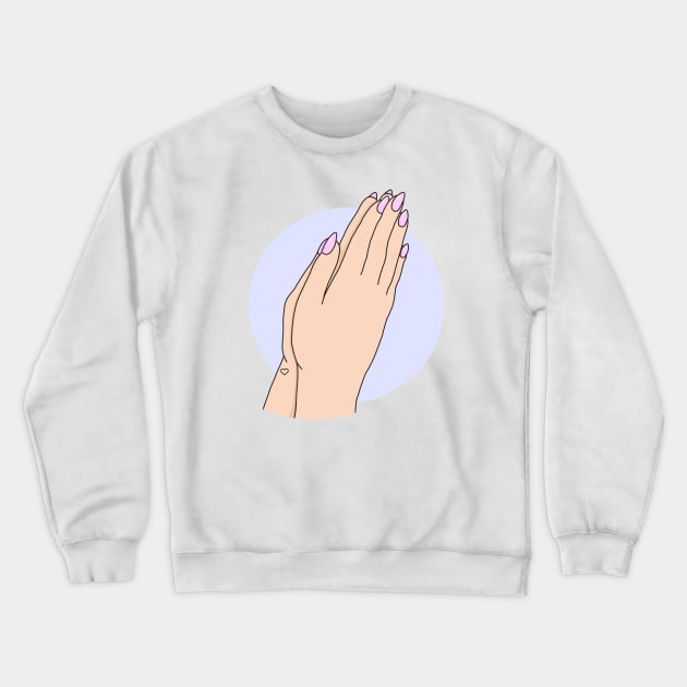 Pray for me Crewneck Sweatshirt by Jasmwills